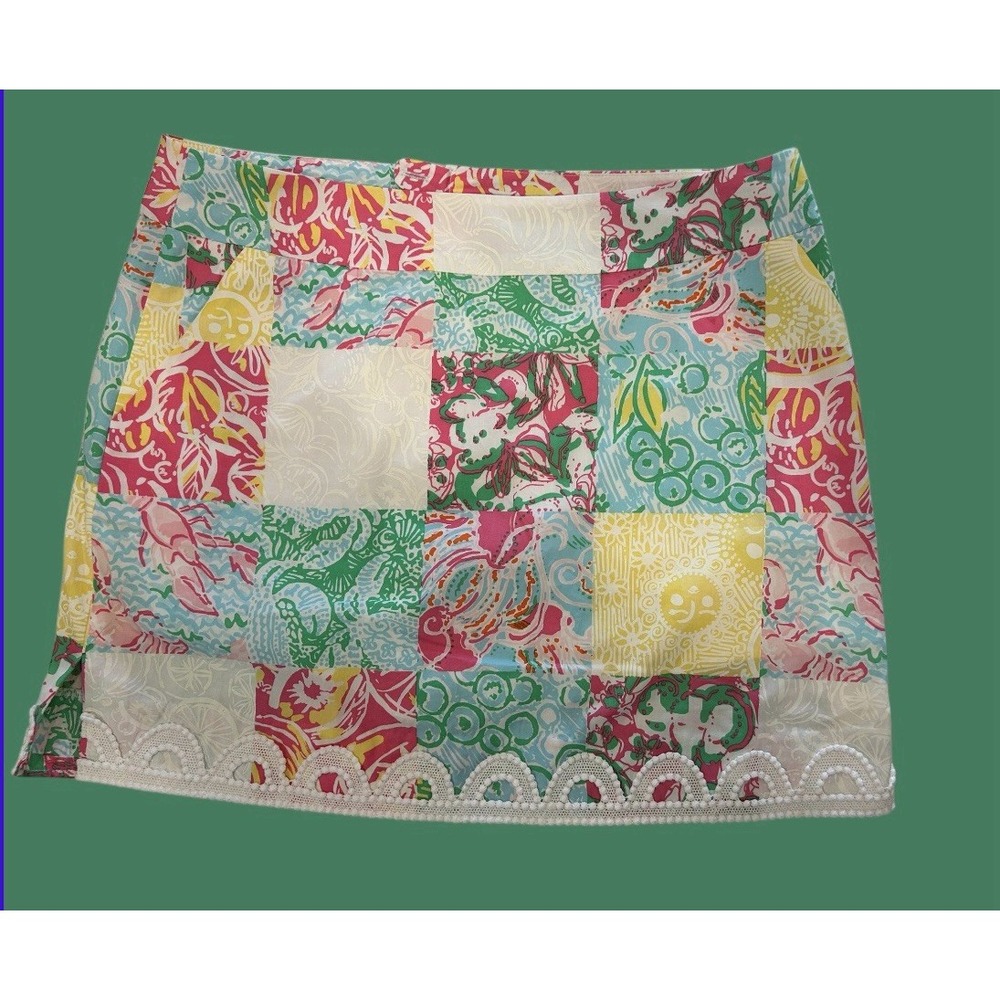 Lilly Pulitzer Size 4 Skort Jellies Be Jamming Lobster Roll Written In The Sun